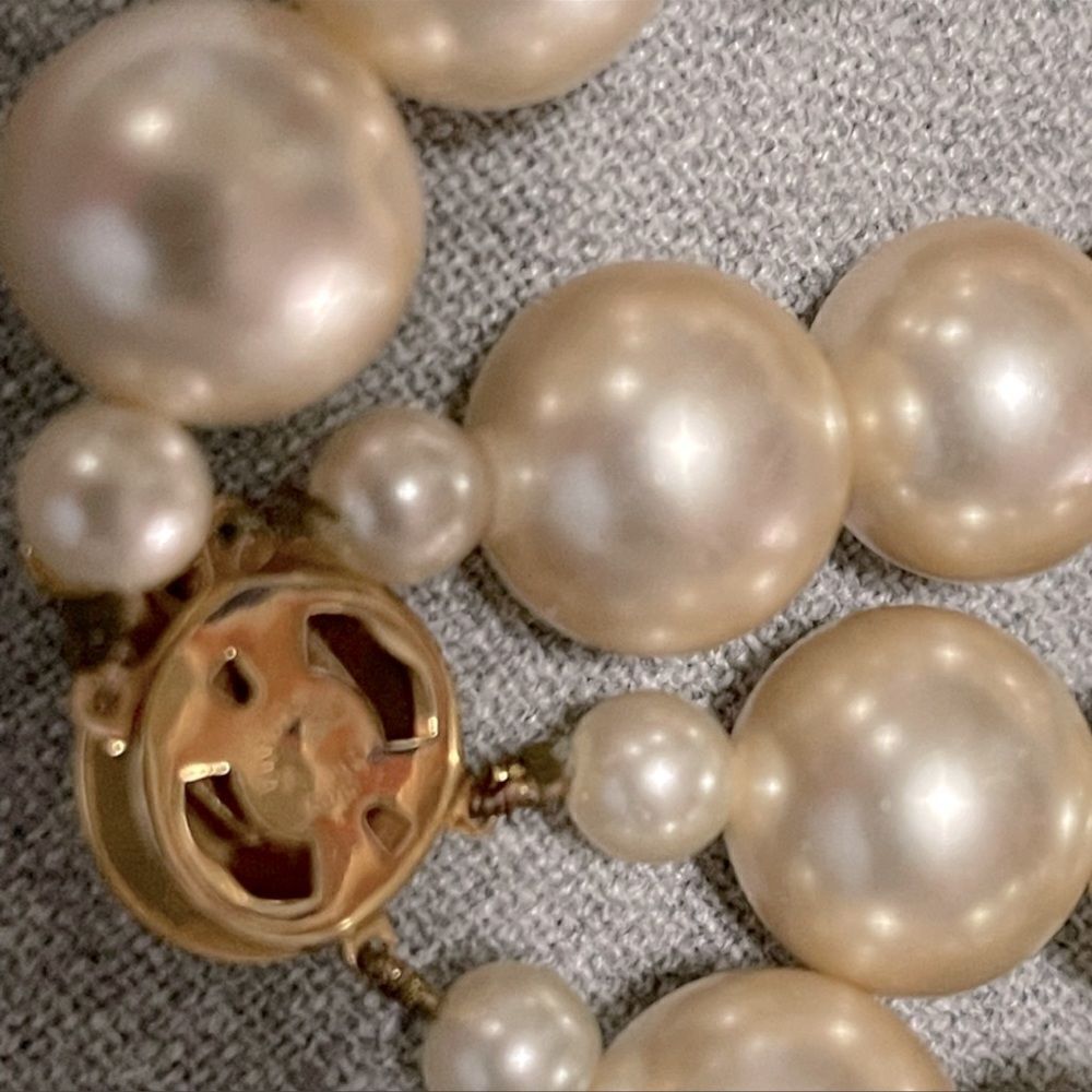 Pearl Double Strand necklace - Picture 3 of 6
